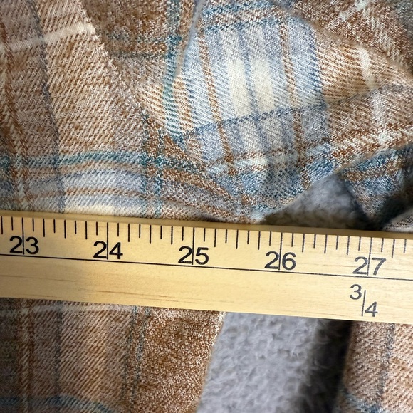 Marmot Blue and Tan plaid flannel xxl - Picture 9 of 10